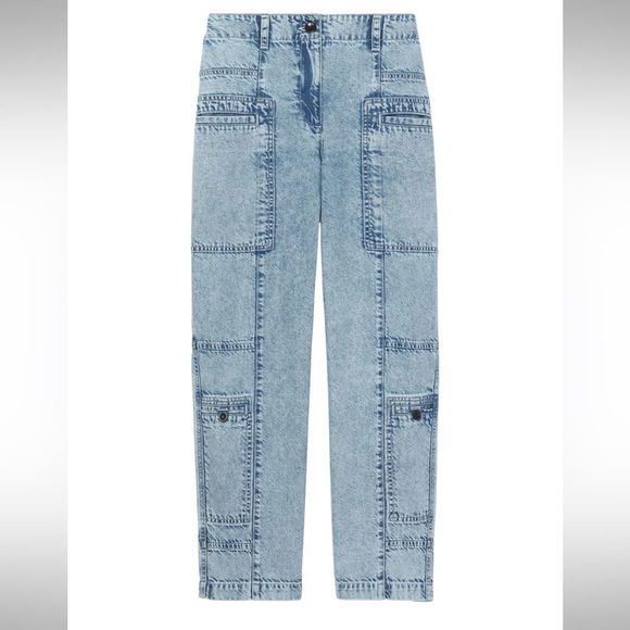 Proenza Schouler Denim - Proenza Schouler White Label high-rise straight-leg jeans